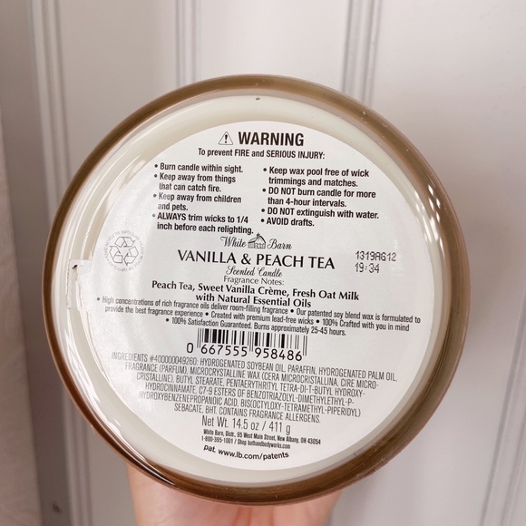 BBW Vanilla & Peach Tea candle set - Picture 4 of 9